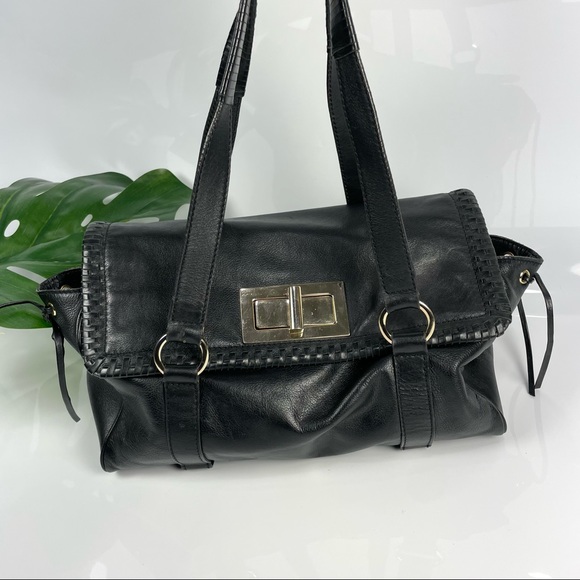 HYPE unstructured leather slouch bag - Picture 2 of 7